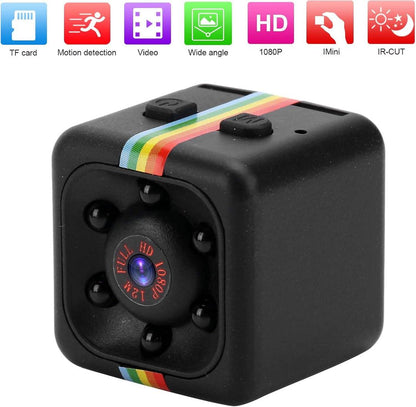 Rechargeable black camera, portable camera