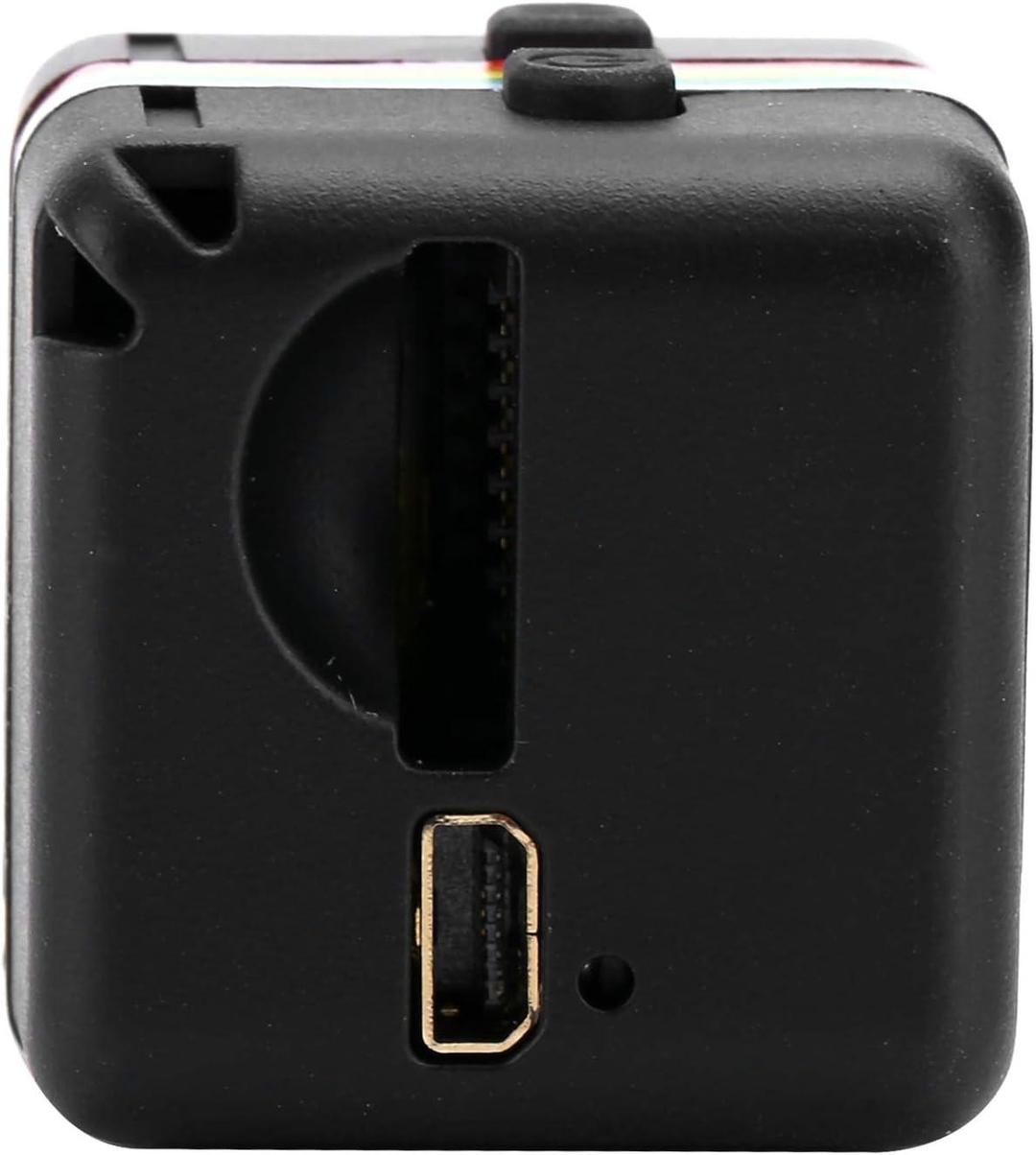 Rechargeable black camera, portable camera