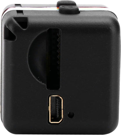 Rechargeable black camera, portable camera