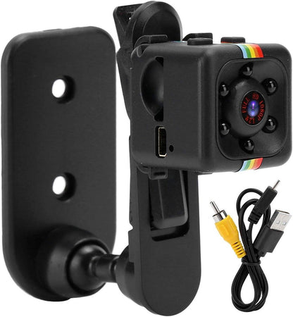 Rechargeable black camera, portable camera