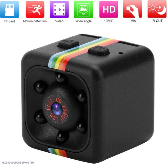 Rechargeable black camera, portable camera