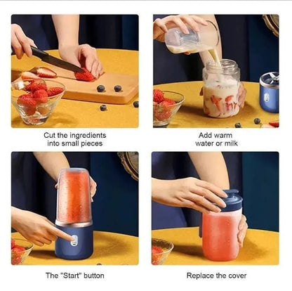 Portable &amp; Rechargeable Electric Juicer Blender